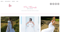 Desktop Screenshot of pinkbutterflybrides.co.uk